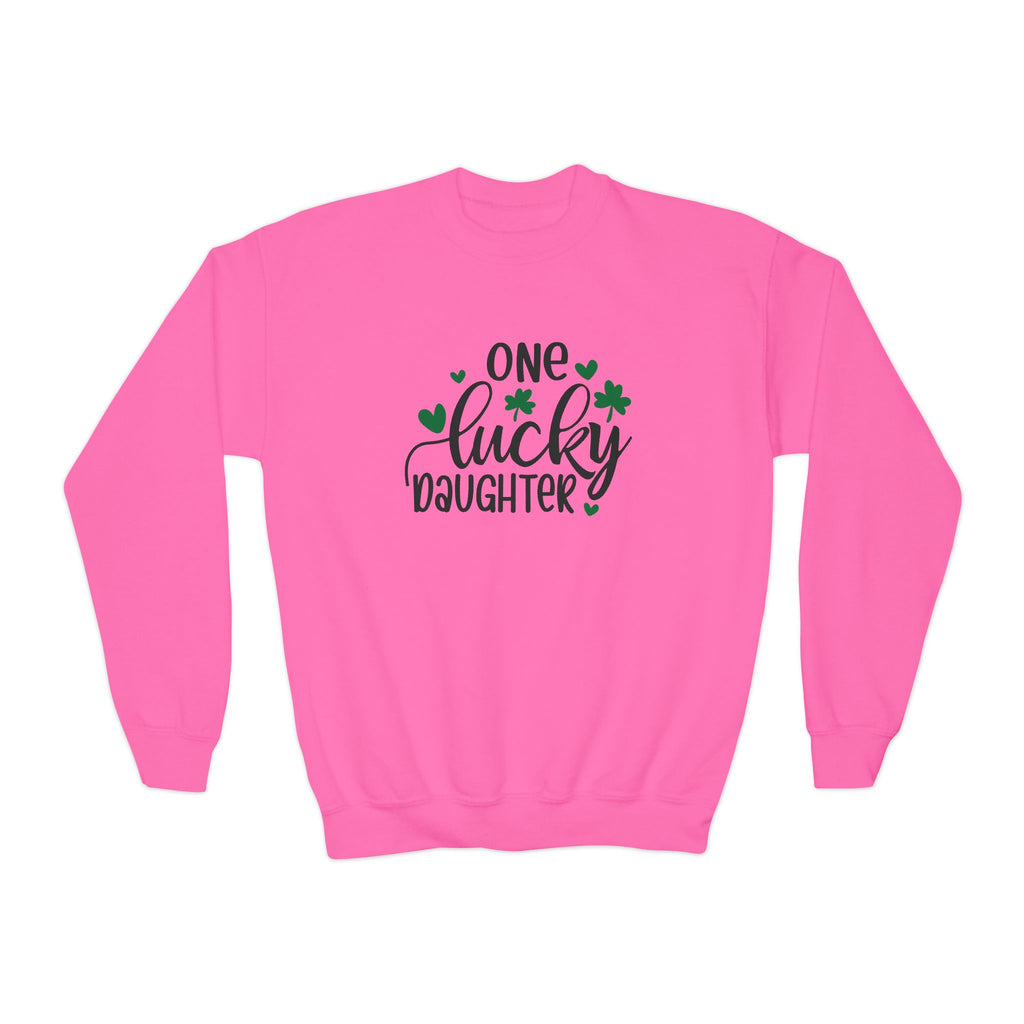 Personalized One Lucky Daughter St. Patrick's Day Kids Sweatshirt - With Bundle | Soft Kids Cotton | Comfortable Playwear - Image 11