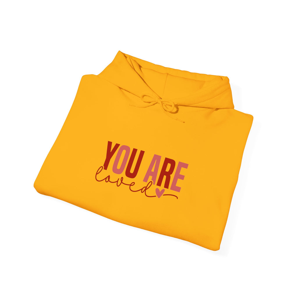 Personalized You Are Loved Hooded Sweatshirt | Cozy Fleece Lined | Perfect for Cold Days - Image 28