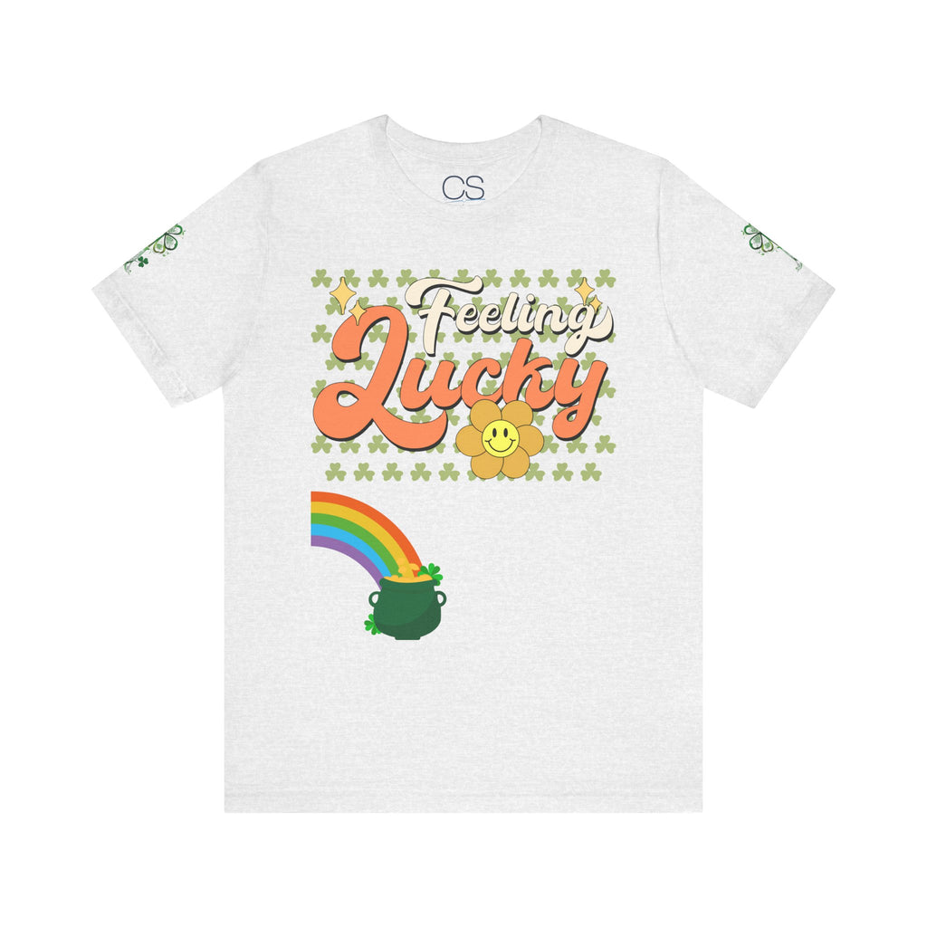 Feeling Lucky St. Patrick's Day Unisex Jersey Short Sleeve Tee | Soft Premium Cotton Tee | Casual Everyday Comfort - Image 9