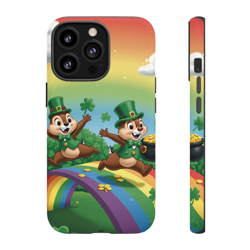 Disney Chip 'n Dale St. Patrick's Day Durable Phone Case | Shock-Absorb Protection | Sleek Modern Style - Image 33