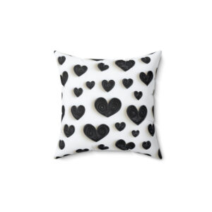 Modern Heart Pattern Throw Pillow | Soft Durable Fabric | Home Decor Essential