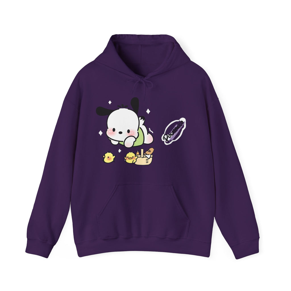 Unisex Heavy Blend Pochacco Hooded Sweatshirt – Adorable & Cozy Design for Fans | Cozy Fleece Lined | Perfect for Cold Days - Image 11