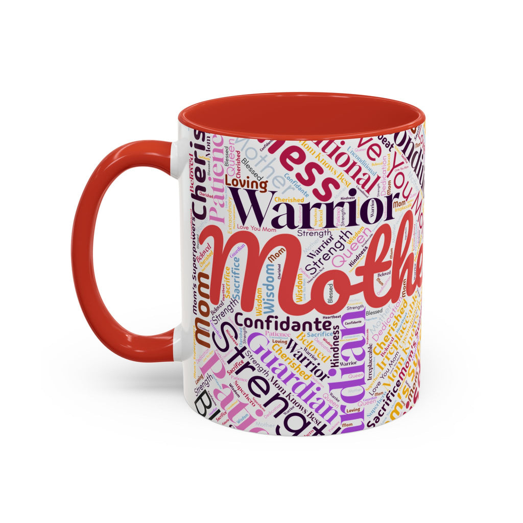 Colorful Mother's Day Word Art Mug | Premium Ceramic Cup | Perfect Gift for Coffee Lovers